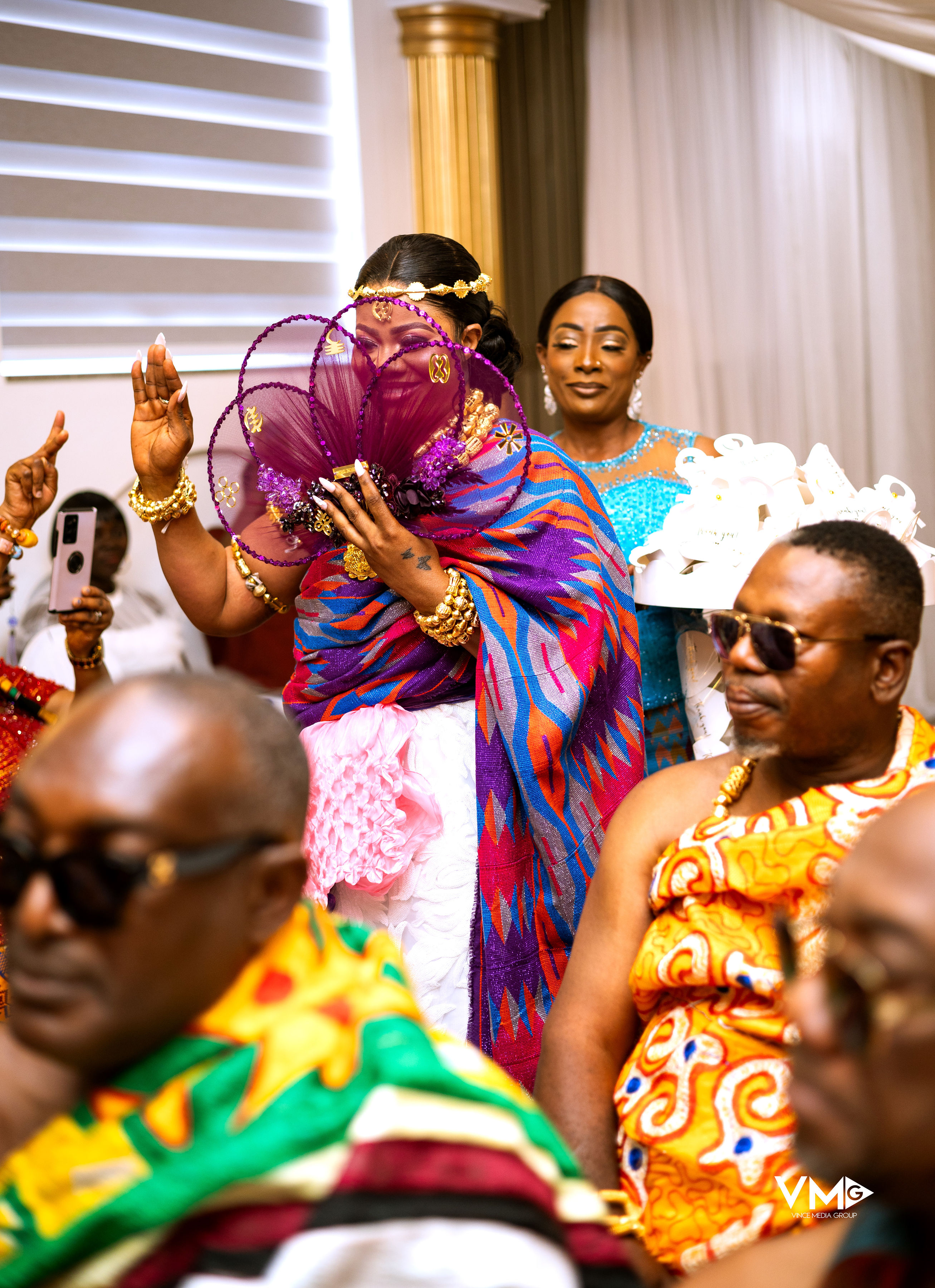 Traditional wedding ceremony portrait